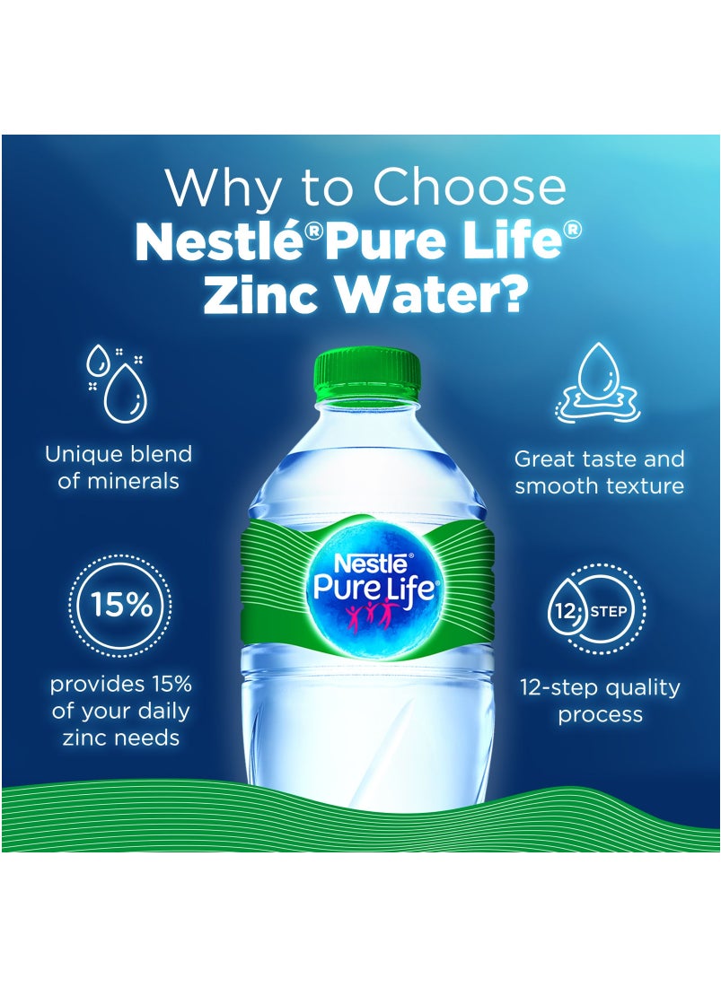 Nestle Pure Life Water With Zinc And Zero Sodium 12 x 600ml  - Image 3