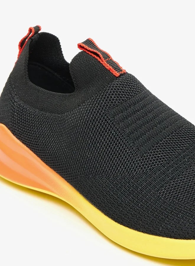 Dash Boys Ombre Textured Slip-On Sports Shoes