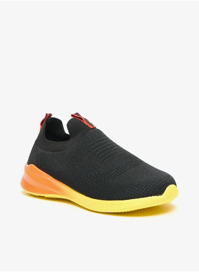 Dash Boys Ombre Textured Slip-On Sports Shoes