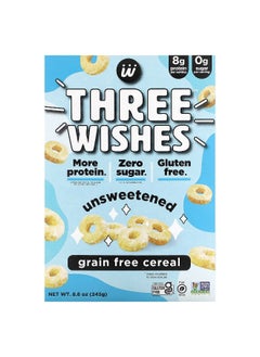 Three Wishes Three Wishes, Grain Free Cereal, Unsweetened, 8.6 oz (245 g)  - Image 1
