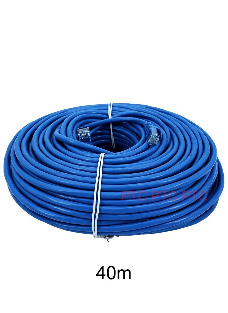 Generic Ethernet cable CAT-6 40M  blue  - Image 1