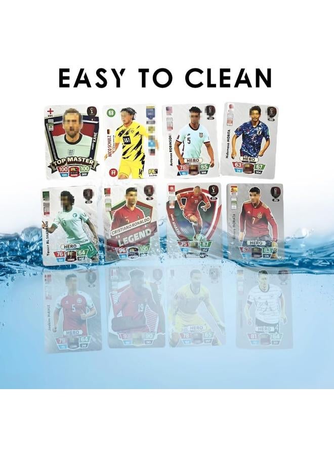 Football Star Card Set, 55 Pieces World Cup Football Star Card, UEFA Champions League Ball Football Cards, Football Trading Card, World Cup Trading Cards for Children, Teenagers and Adults, Fans - Image 4