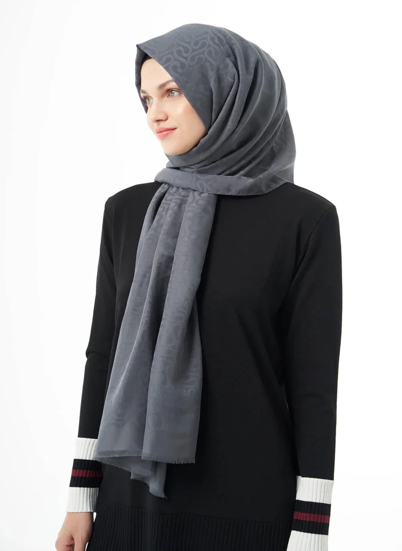 MIZALLE His Jacquard Shawl