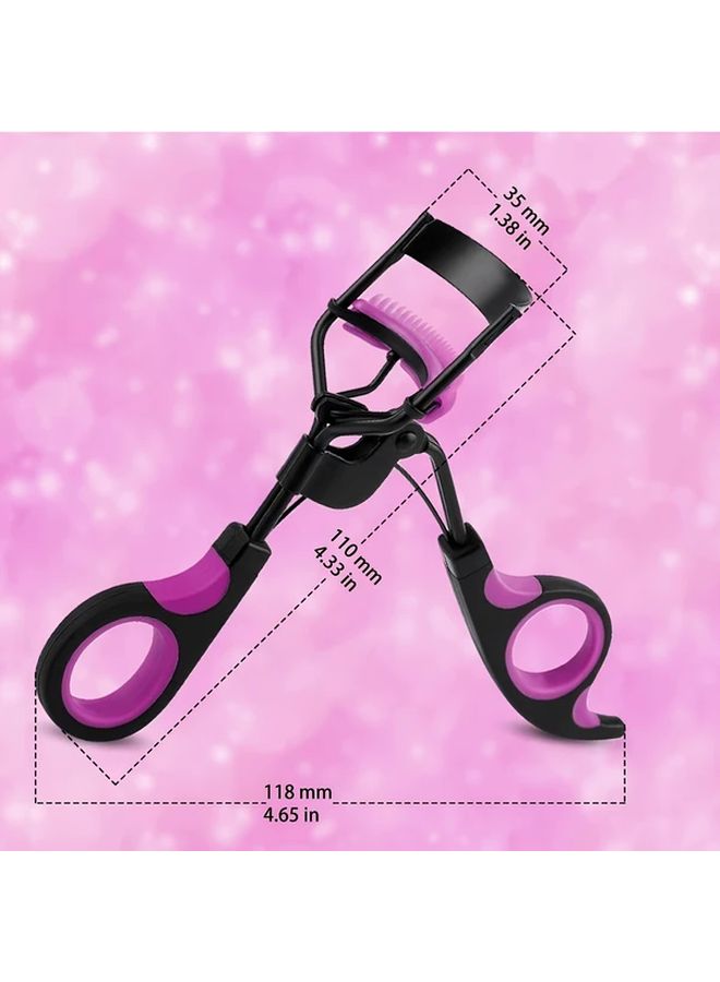 15Pcs Rose Gold Eyelash Curler Set With Replacement Pads And Essential Makeup Tools - Image 5