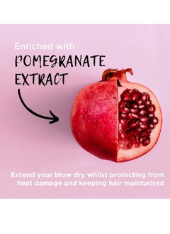 Jerome Russell Blow Dry Balm Extend your Blow Dry and Keep Hair Moisturised Heat Protection for Hair and Scalp Treatment with Pomegranate and Turmeric Vegan 150ml  - Image 5