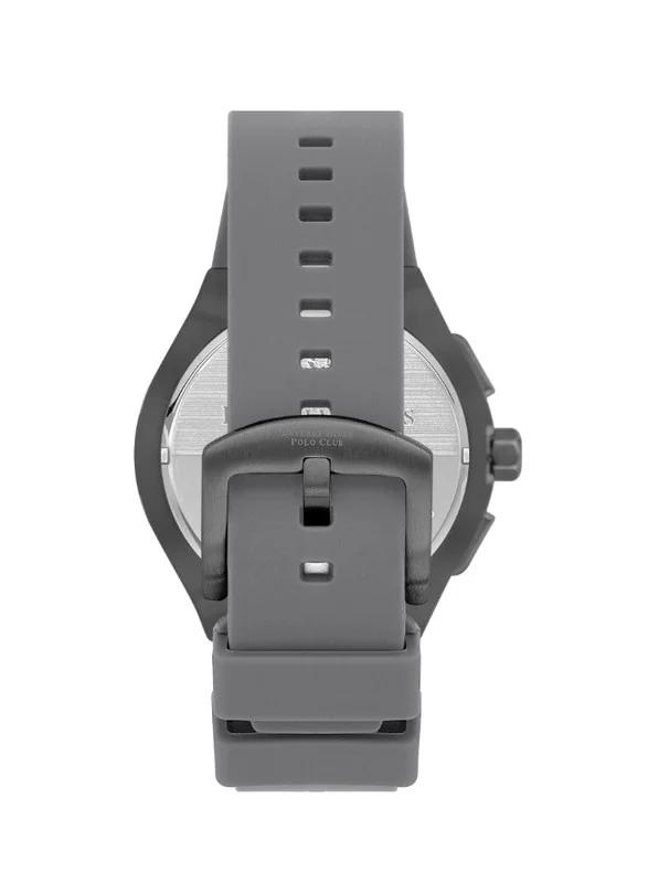 بيفرلي هيلز بولو كلوب Beverly Hills Polo Club BP3535X.006 Men's Multi Function Display Watch & Silicone Strap Grey