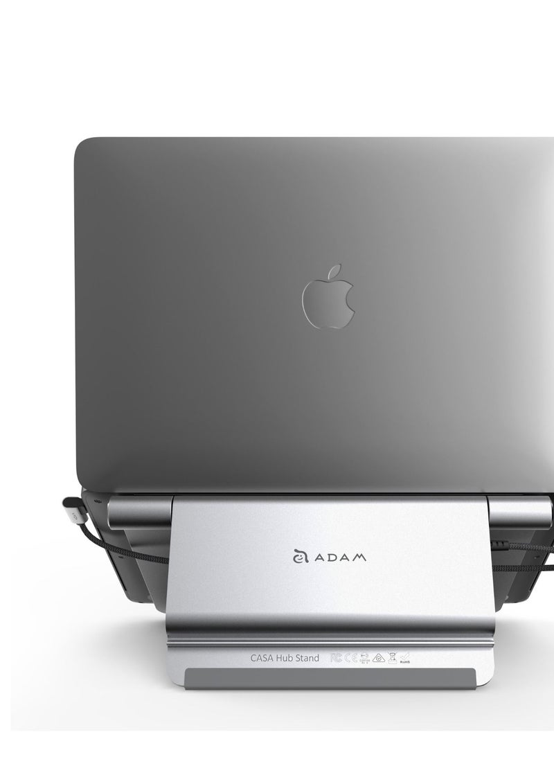 CASA HUB Stand USB-C 5-in-1 Laptop Stand Hub