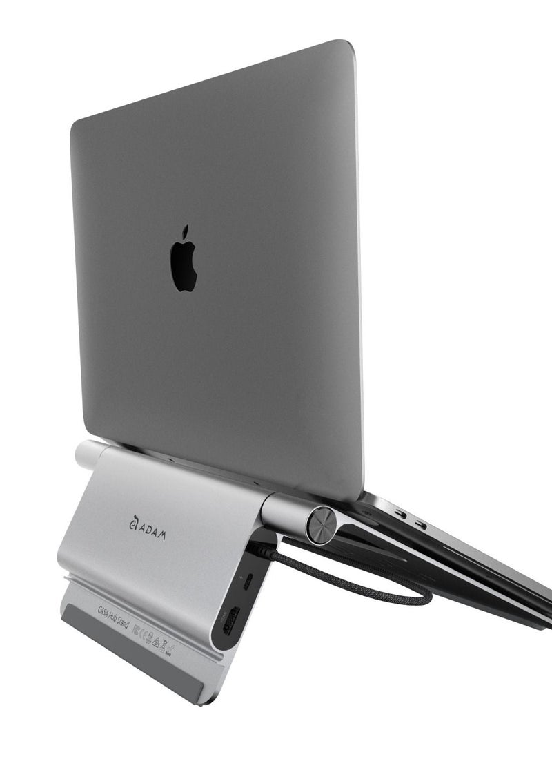 CASA HUB Stand USB-C 5-in-1 Laptop Stand Hub