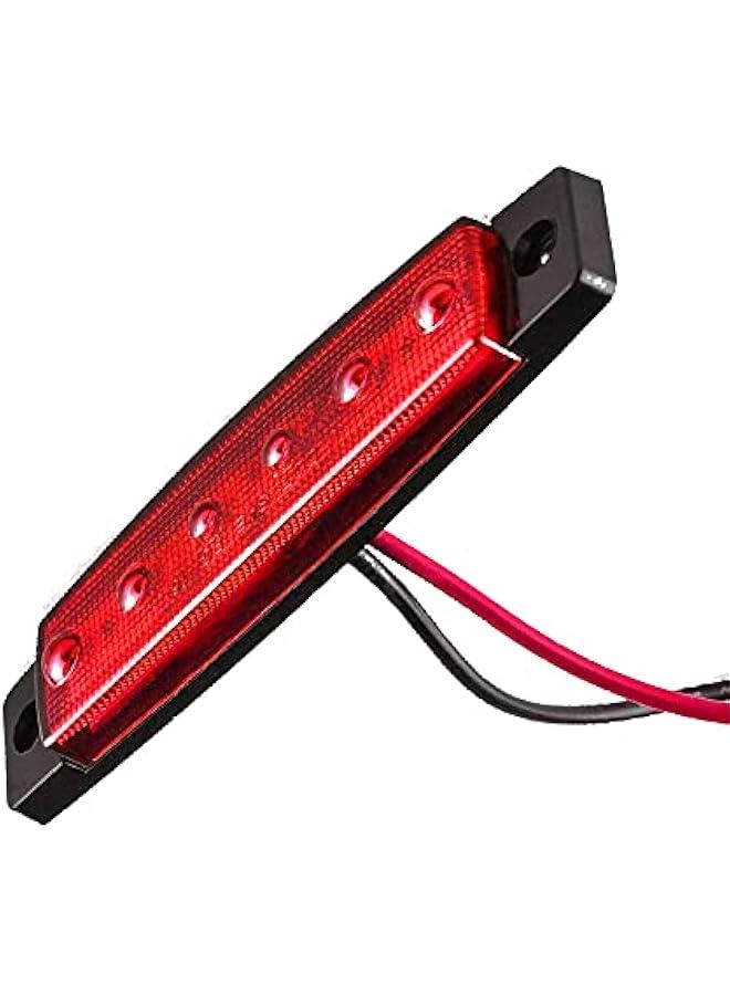 Loquat 8PCS LED Rock Strip Lights Car Underglow Wheel Fender Well Lighting Kits Waterproof for Golf Cart Jeep Offroad Truck Ford RV UTV ATV Snowmobile (Red) - Image 3