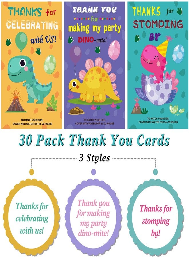 ANPHILE Dinosaur Party Favors, 30 Pack Hatching Dinosaur Eggs with Card Bulk - Dino Birthday Goodie Bag Stuffers , Novelty Birthday Party Favors for Kids - Image 3