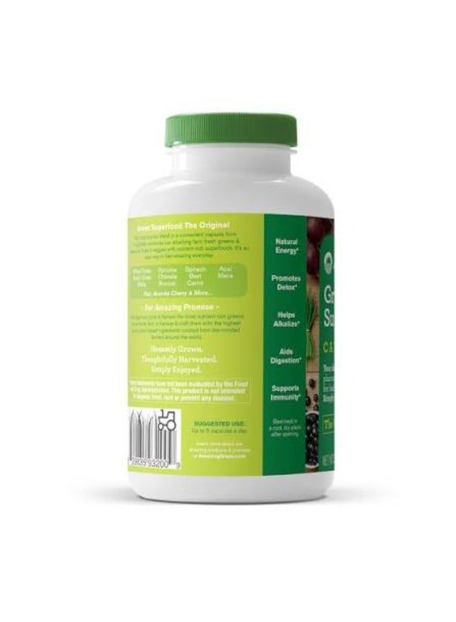 Amazing Grass, Super Greens, 150 Capsules - Image 2