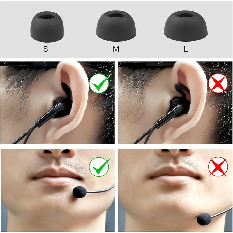 EJEAS Football Referee In-Ear Headphones Type C for V6C/V4C Plus Referee Intercom (Left Ear) - Image 2