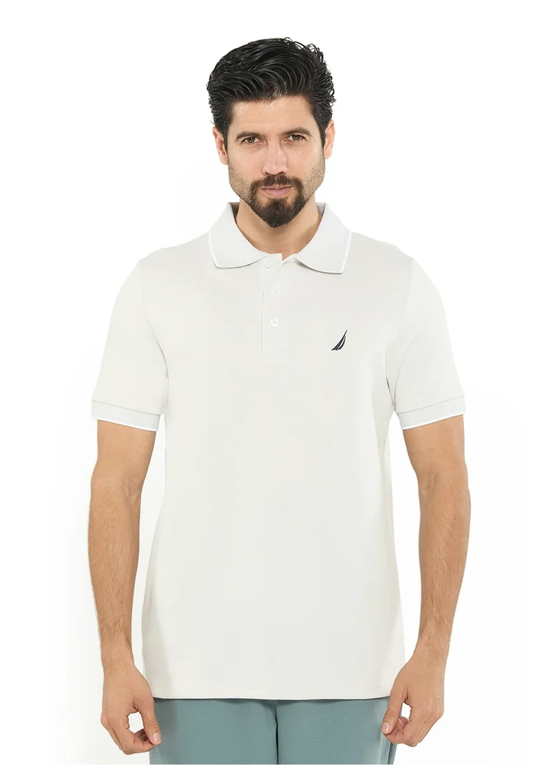 نوتيكا Essential Regular Fit Cotton Blend Logo Polo Shirt