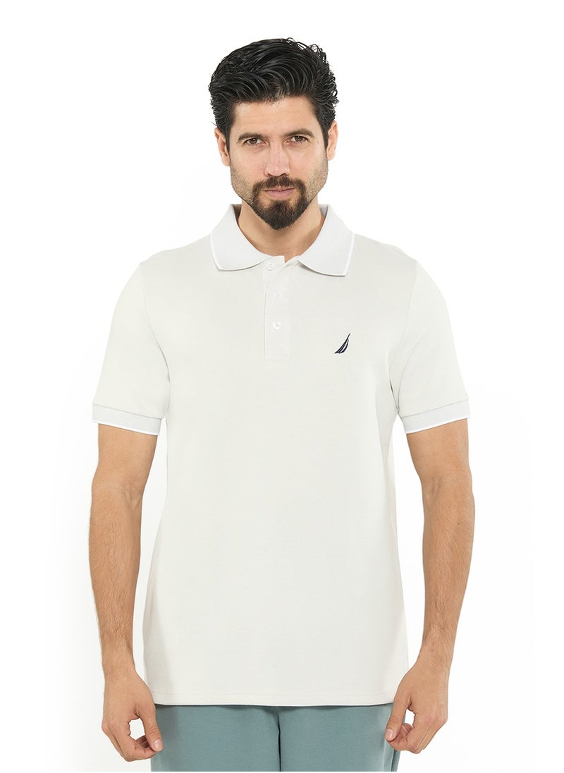 NAUTICA Essential Regular Fit Cotton Blend Logo Polo Shirt  - Image 1