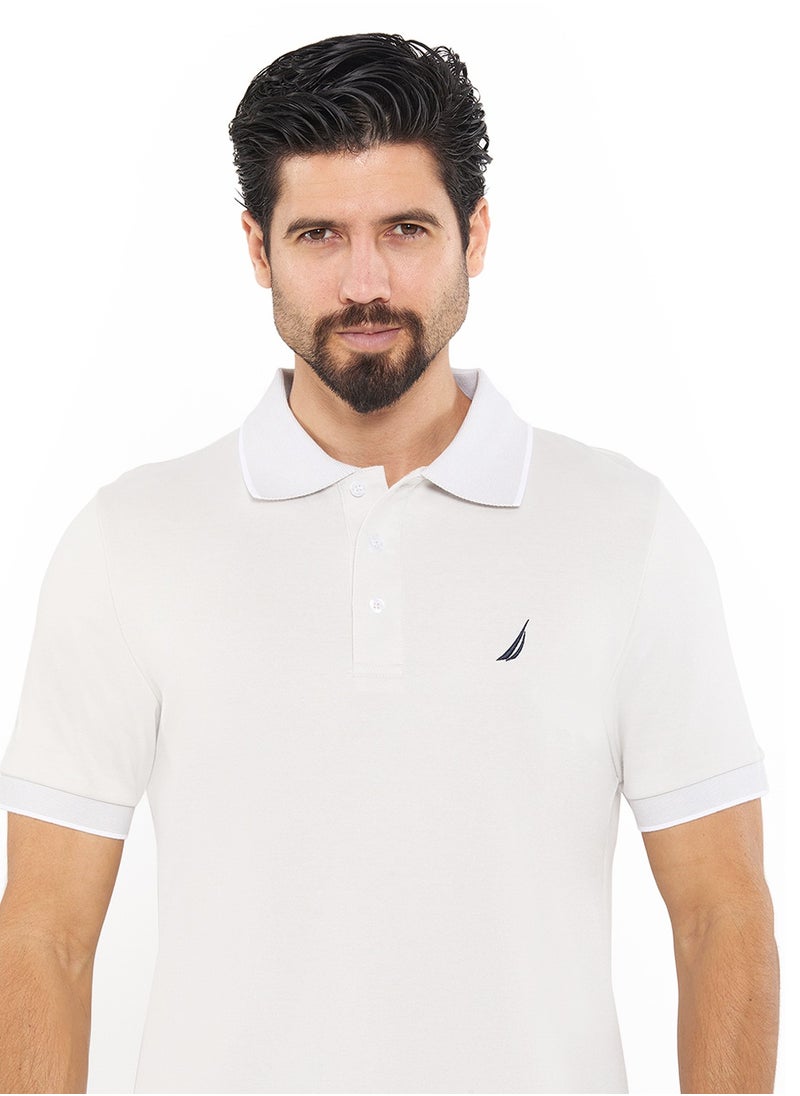 NAUTICA Essential Regular Fit Cotton Blend Logo Polo Shirt  - Image 5