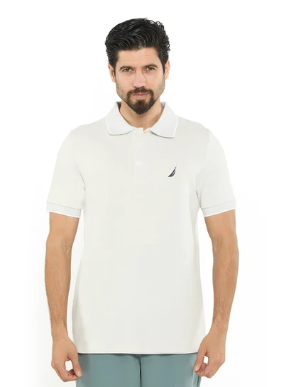 NAUTICA Essential Regular Fit Cotton Blend Logo Polo Shirt