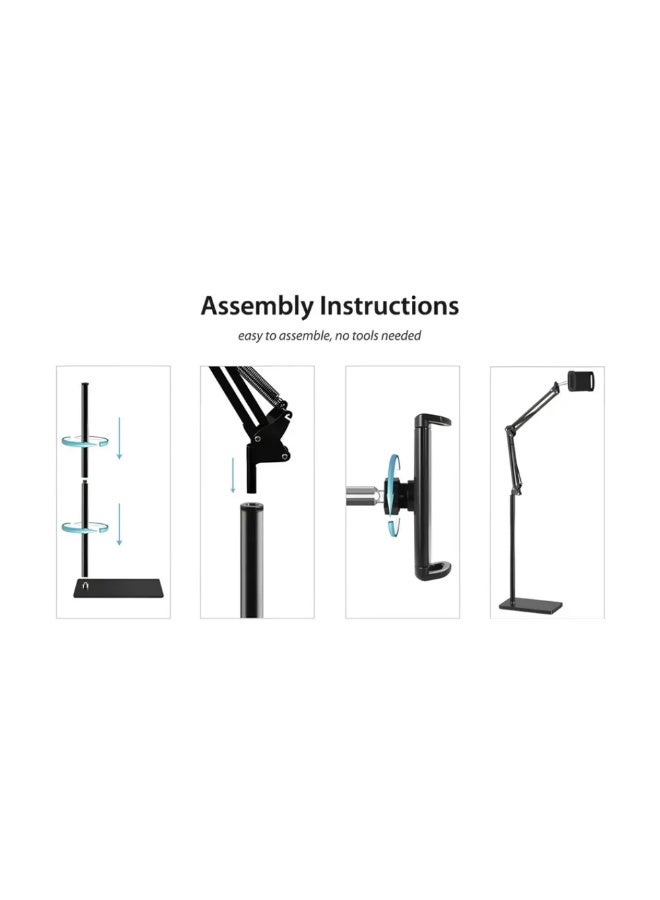ADMOS 2-in-1 Telescopic Holder, Universal Mobile Phone, iPad, Tablet Stand - Image 2