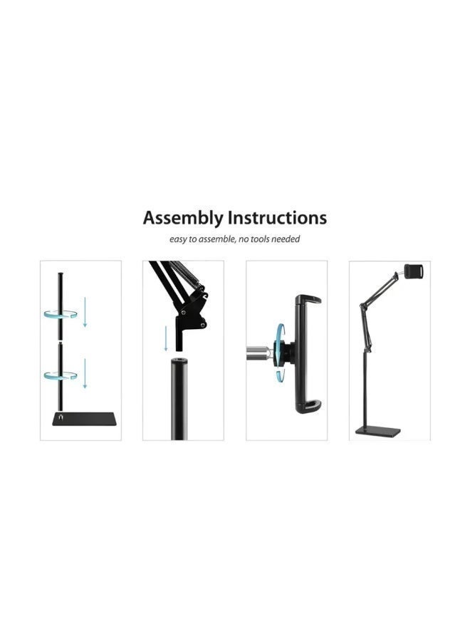 ADMOS 2-in-1 Telescopic Holder, Universal Mobile Phone, iPad, Tablet Stand - Image 2