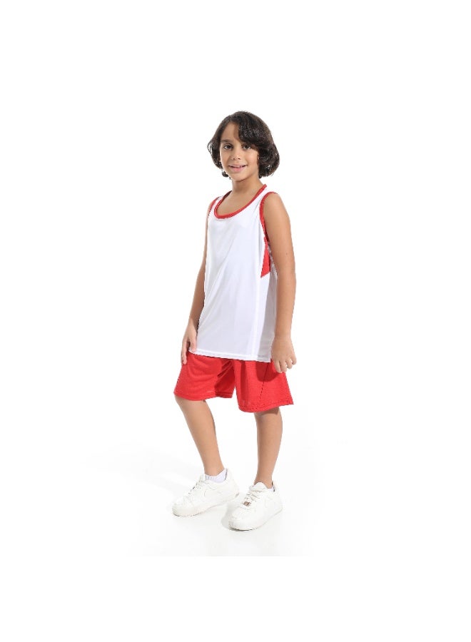 Caesar Boys' 2-piece tracksuit, T-shirt and shorts - Image 2