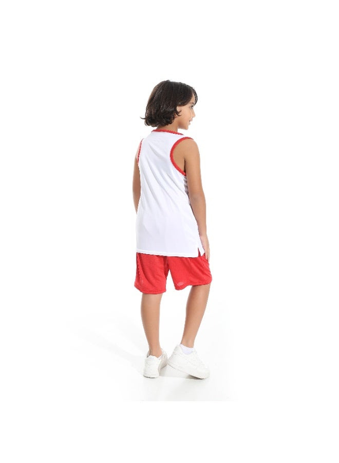Caesar Boys' 2-piece tracksuit, T-shirt and shorts - Image 4