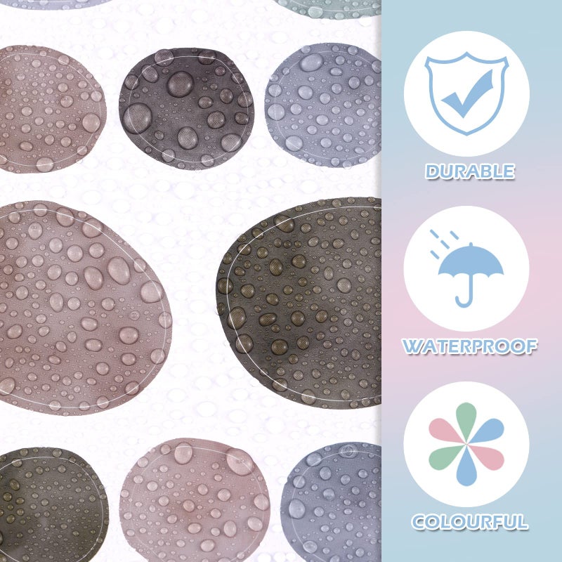 Epakh 296 Pcs Polka Dots Wall Decal Playroom Decor Gifts Boho Rainbow Kids Wall Art Colorful Room Nursery Bedroom Classroom Watercolor Decals Peel And Stick Modern(Fresh Colors) - Image 3