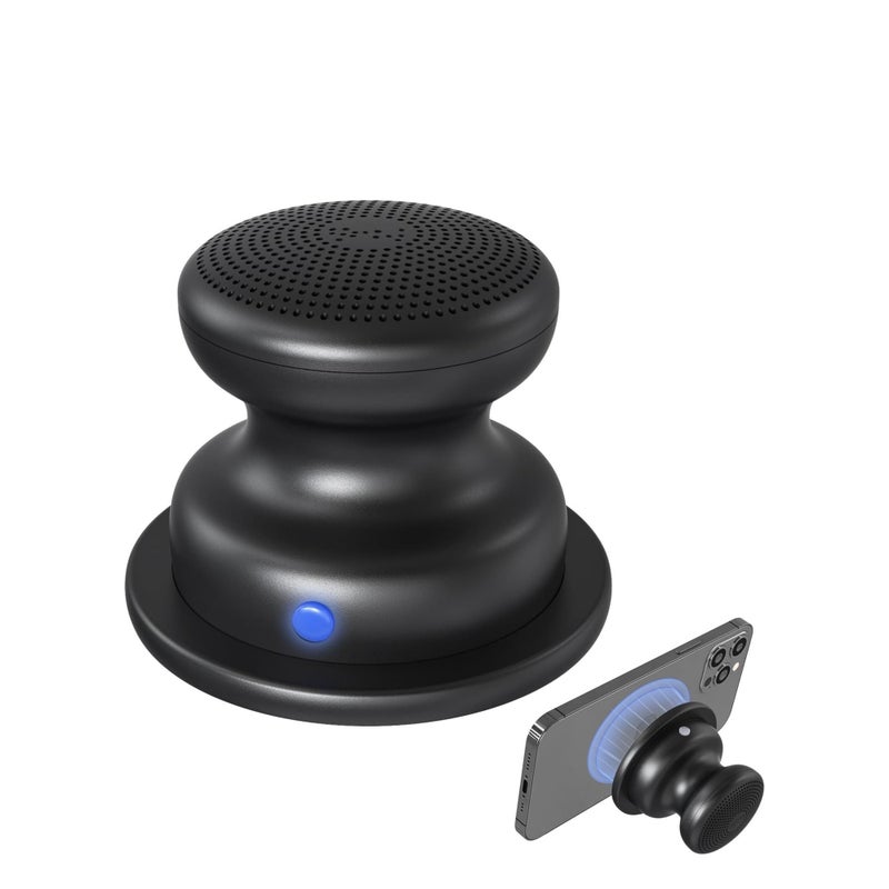 Barakah Mini Portable Wireless Bluetooth Speaker with Magnetic Base, Powerful Sound, Easy to Attach to Metal Surface, [Compatible with Magsafe, iPhone 15, 14, 13, 12 Pro/Max] for Home or Outdoor - Image 1