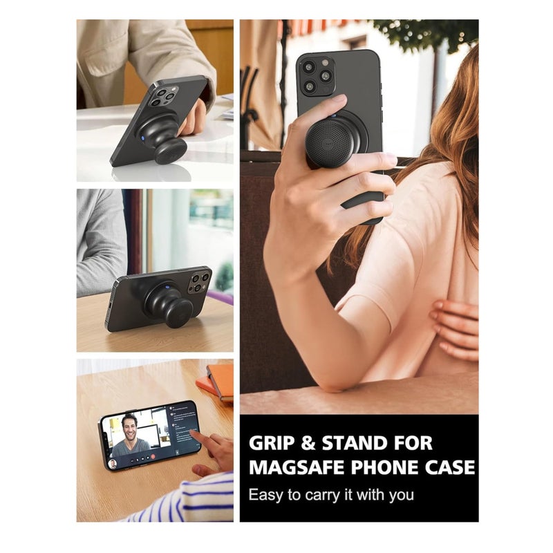 Barakah Mini Portable Wireless Bluetooth Speaker with Magnetic Base, Powerful Sound, Easy to Attach to Metal Surface, [Compatible with Magsafe, iPhone 15, 14, 13, 12 Pro/Max] for Home or Outdoor - Image 5