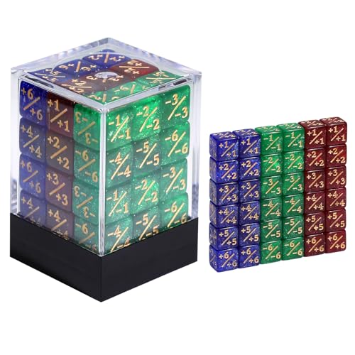 FIGURESLAB 36PCS 12mm MTG Life Counters Dice Set with Box Small MTG Tokens Loyalty 6 Sided Dice for Magic The gatering Accessories Compatible with TCG CCG Magic Card Gaming Accessories - Image 1
