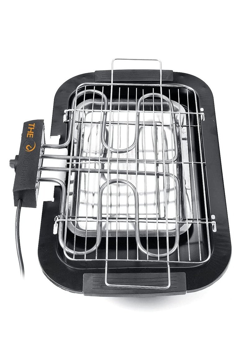 Generic Smokeless Indoor/Outdoor Electric Grill Portable Tabletop Grill Kitchen BBQ Grills Adjustable  - Image 2