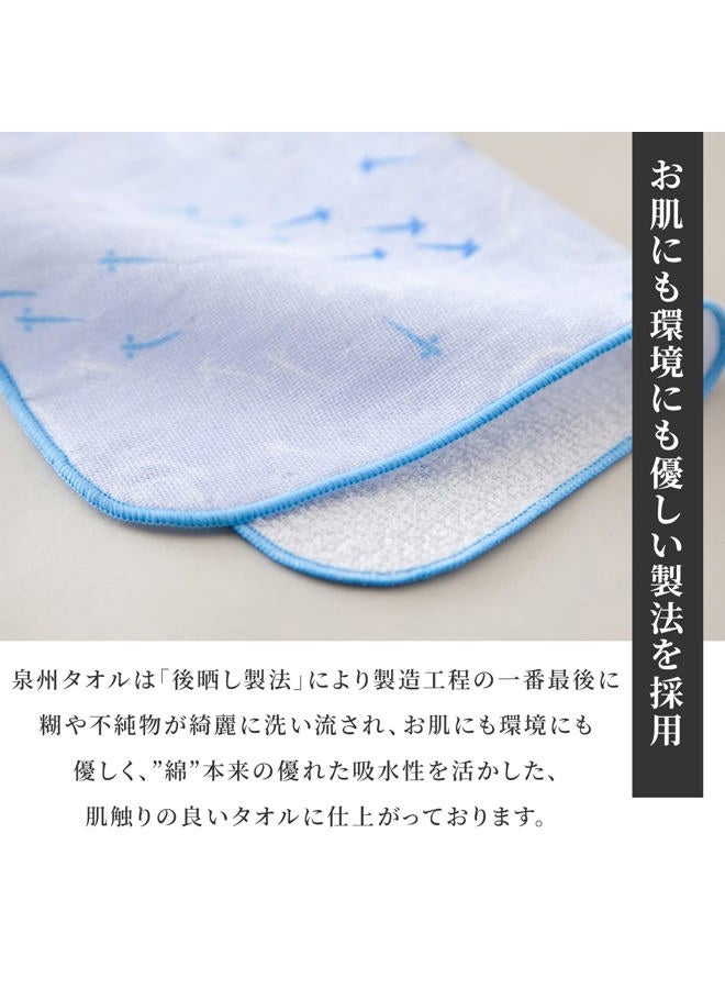 noren Japanese Cotton Towel Senshu (Osaka) Towel / Washcloth, Face Towel, Japanese Handkerchief / Made in Japan, 100%Cotton, Quick Drying, Absorbent, Ultra Soft, Thin (Washcloth, Apple) - Image 3