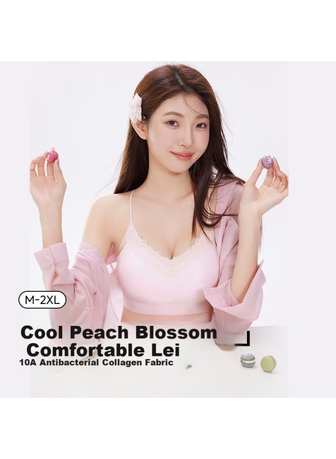 Liberal Free Series Women's Bra 10a Antibacterial Bra Summer Push-up Lace Seamless Cooling Breathable Bra - Image 5