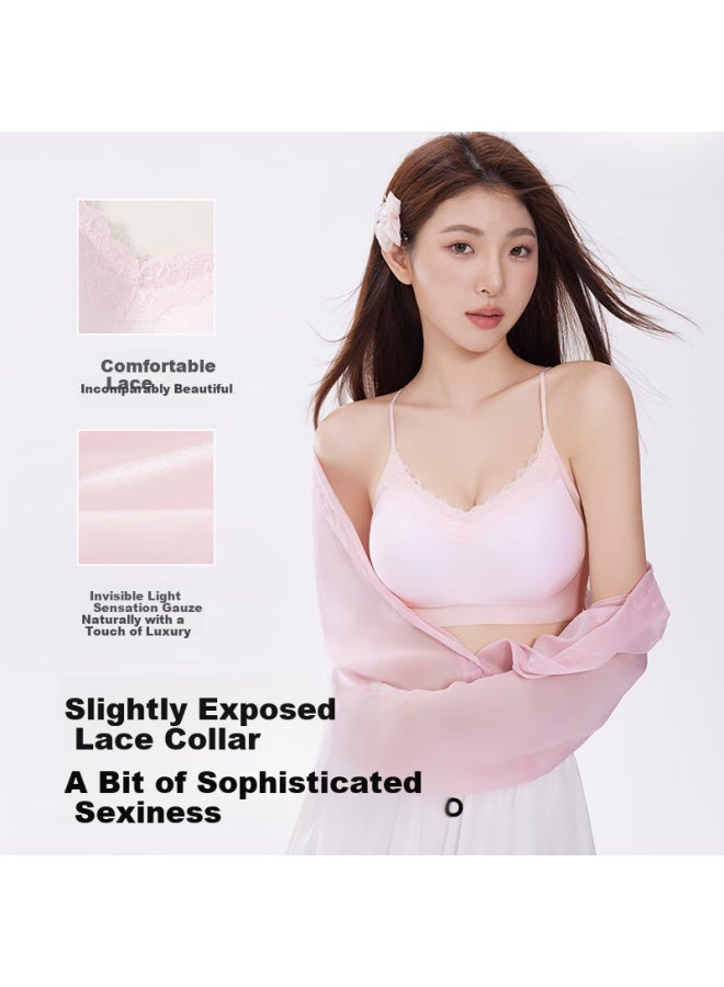 Liberal Free Series Women's Bra 10a Antibacterial Bra Summer Push-up Lace Seamless Cooling Breathable Bra - Image 3