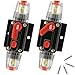 Bolipoeq 60 Amp Manual Reset Circuit Breaker DC 1248V Waterproof Inline Fuse Holder 315 AWG Overload Protection for Car Audio Sound Amplifier System RV Marine Boat Truck Solar Pack of 2 - Image 2