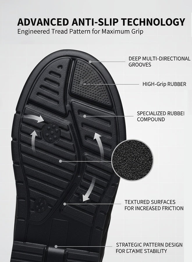 صندل رجالي من جلد البقر بنعل ناعم وجيد التهوية ومضاد للانزلاق - Image 3