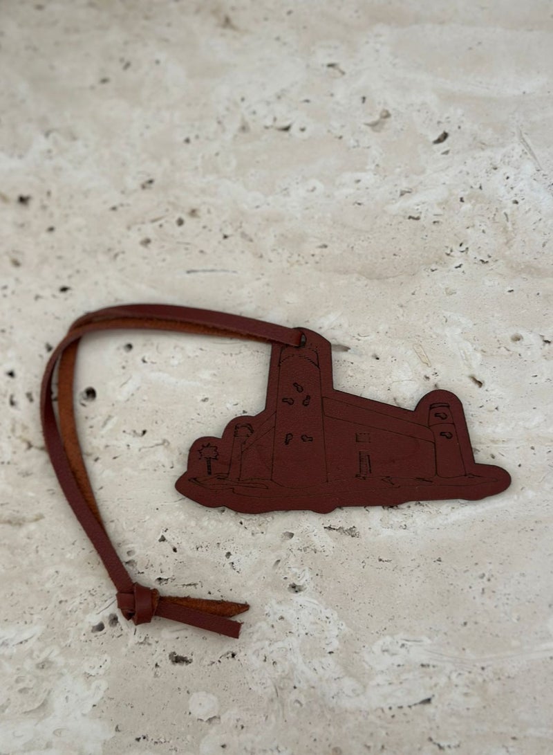 Luxurious leather necklace with Masmak Palace logo - Image 3