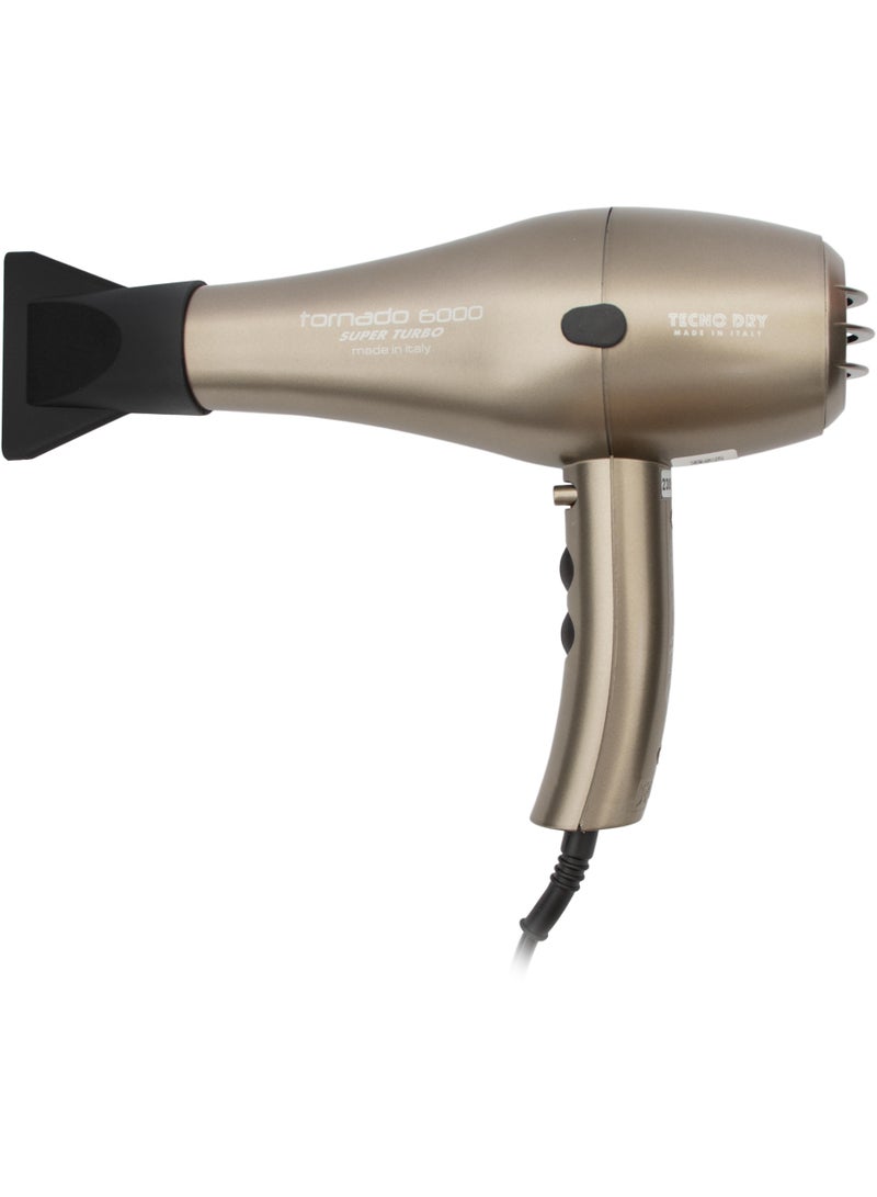 تكنو دراي  مجفف شعر فضي  سوبر تربو 6000 - Image 1
