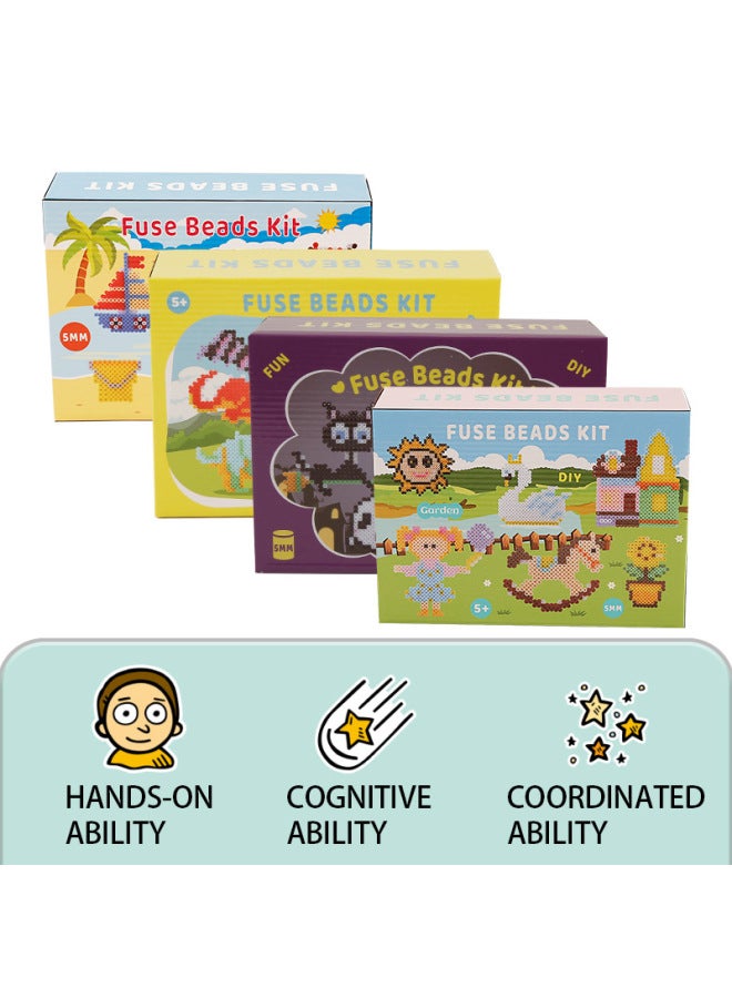 ألعاب ألغاز تعليمية للأطفال 24 لونًا قابلة للتخصيص DIY Pinduodo Suit البيع المباشر - اللون: Seaside Holiday - Image 3