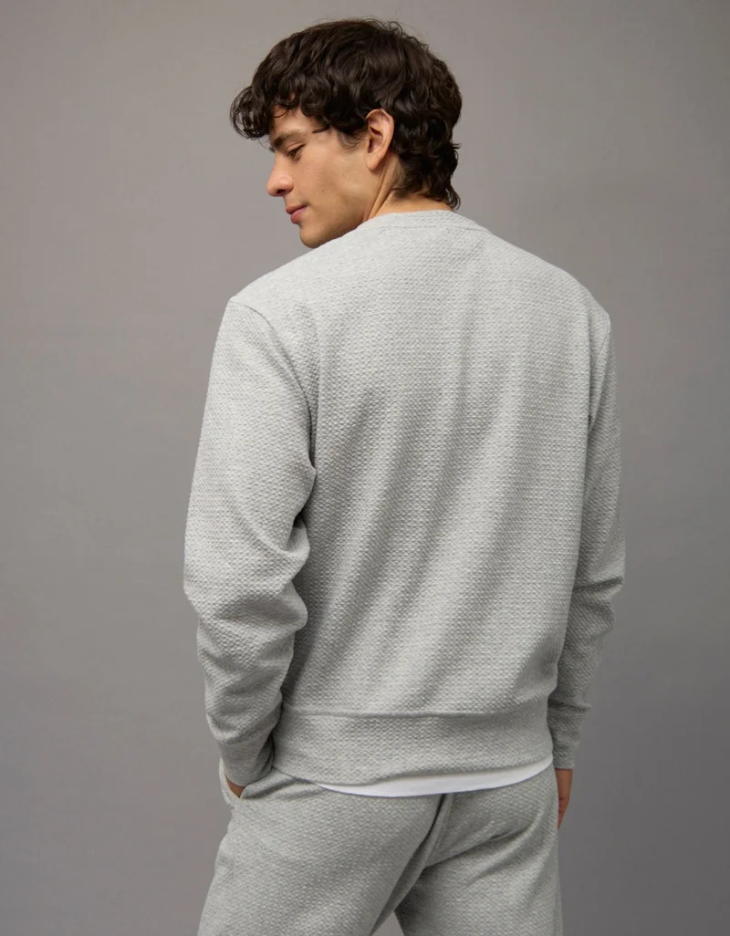 American Eagle  AE 24/7 Waffle Sweatshirt  | Best Price UAE