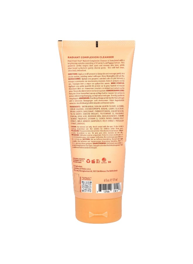 Petal fresh - Petal Fresh, Pure, Radiant Complexion Cleanser, Papaya, 6 fl oz (177 ml) - Image 1