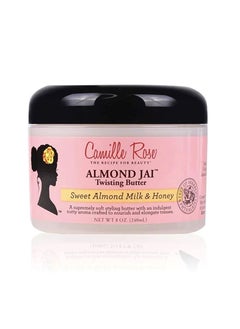 Camille Rose Almond Jai Leave-In Twisting Hair Styling Butter, Nourish and Soften, Sweet Almond Milk and Honey, 240 ml  - Image 1