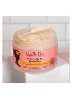 Camille Rose Almond Jai Leave-In Twisting Hair Styling Butter, Nourish and Soften, Sweet Almond Milk and Honey, 240 ml  - Image 2