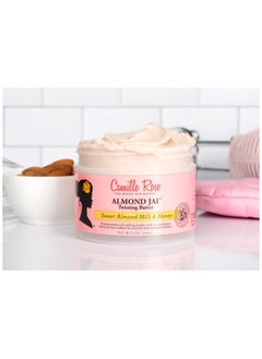 Camille Rose Almond Jai Leave-In Twisting Hair Styling Butter, Nourish and Soften, Sweet Almond Milk and Honey, 240 ml  - Image 3