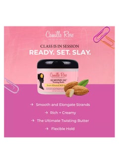 Camille Rose Almond Jai Leave-In Twisting Hair Styling Butter, Nourish and Soften, Sweet Almond Milk and Honey, 240 ml  - Image 5