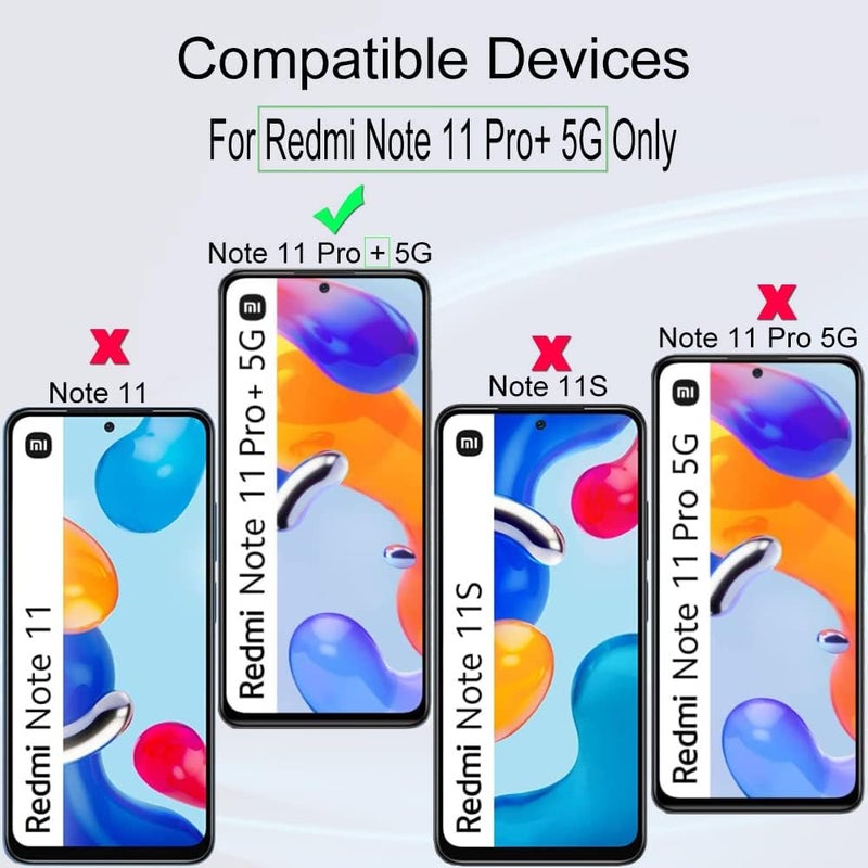 Ibywind Screen Protector compatible with Redmi Note 11 Pro+ 5G/Redmi Note 11 Pro Plus 5G 6,67",Metal Camera Lens Protector,Easy to install - Image 2