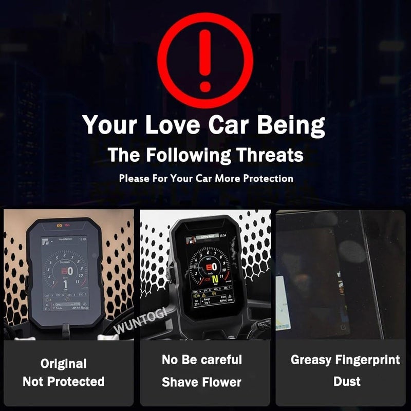 Yurefax Ducati Desert X Dashboard Screen Protector - Image 4