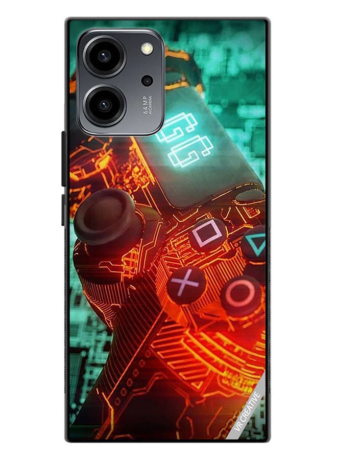 VR CREATIVE Protective Case Cover For Honor 80 SE Ps4 Controller Design Multicolour - Image 1