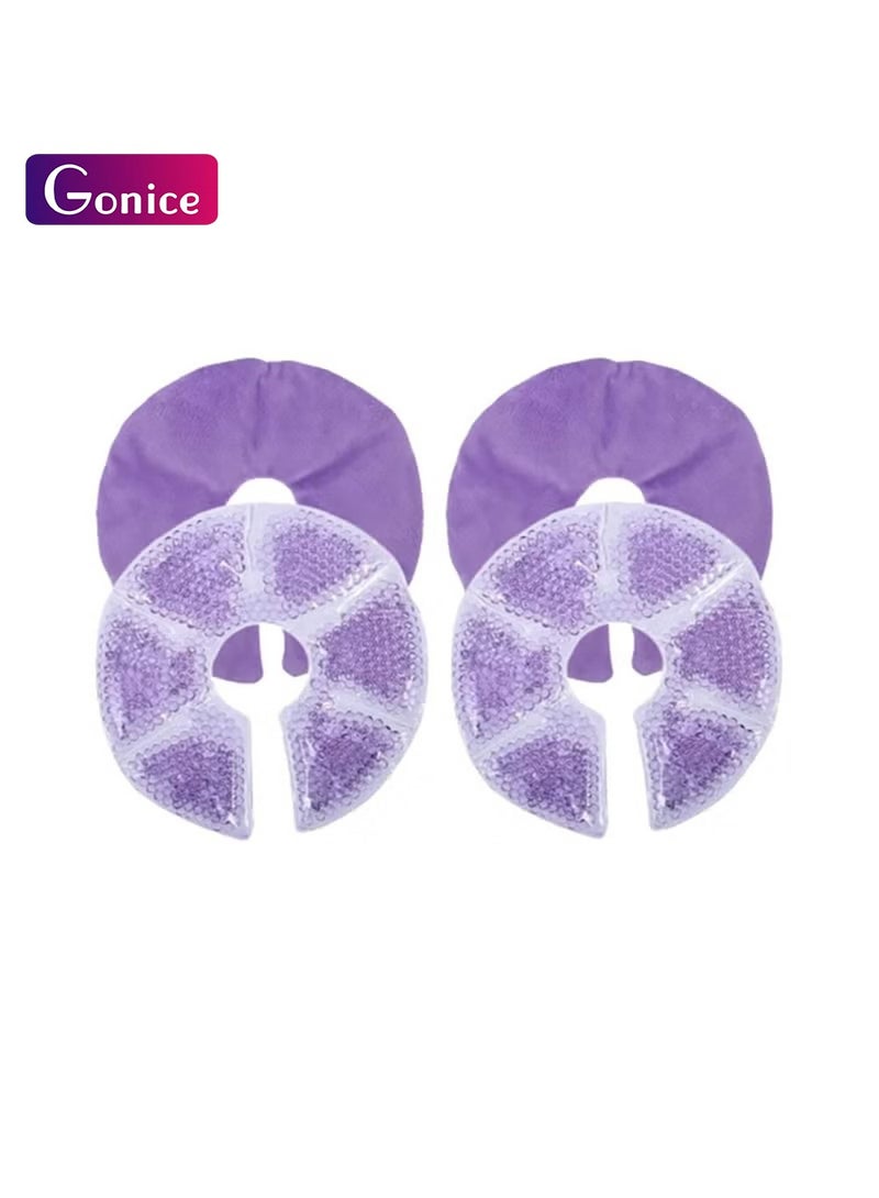 جونيس منصات علاج الثدي، أساسيات الرضاعة الطبيعية و التعافي بعد الولادة، تخفيف آلام الرضاعة لالتهاب الثدي، قابلة لإعادة الاستخدام، قابلة للتجميد، قابلة ميكروفابل - Image 1