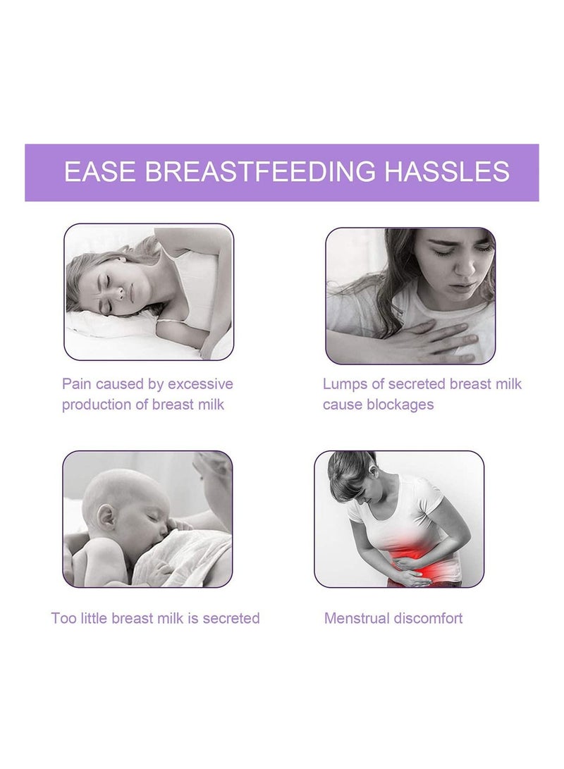 جونيس وسادات علاجية للثدي - وسادات جل باردة وساخنة للرضاعة الطبيعية والتعافي بعد الولادة، لتخفيف آلام التهاب الثدي واحتقانه - Image 5
