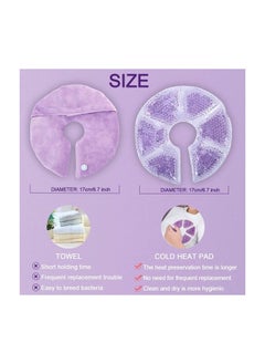Gonice Breast Therapy Pads, ELECDON Breastfeeding Essentials and Postpartum Recovery, Nursing Pain Relief for Mastitis, Reusable, Freezable, Microwavable  - Image 5