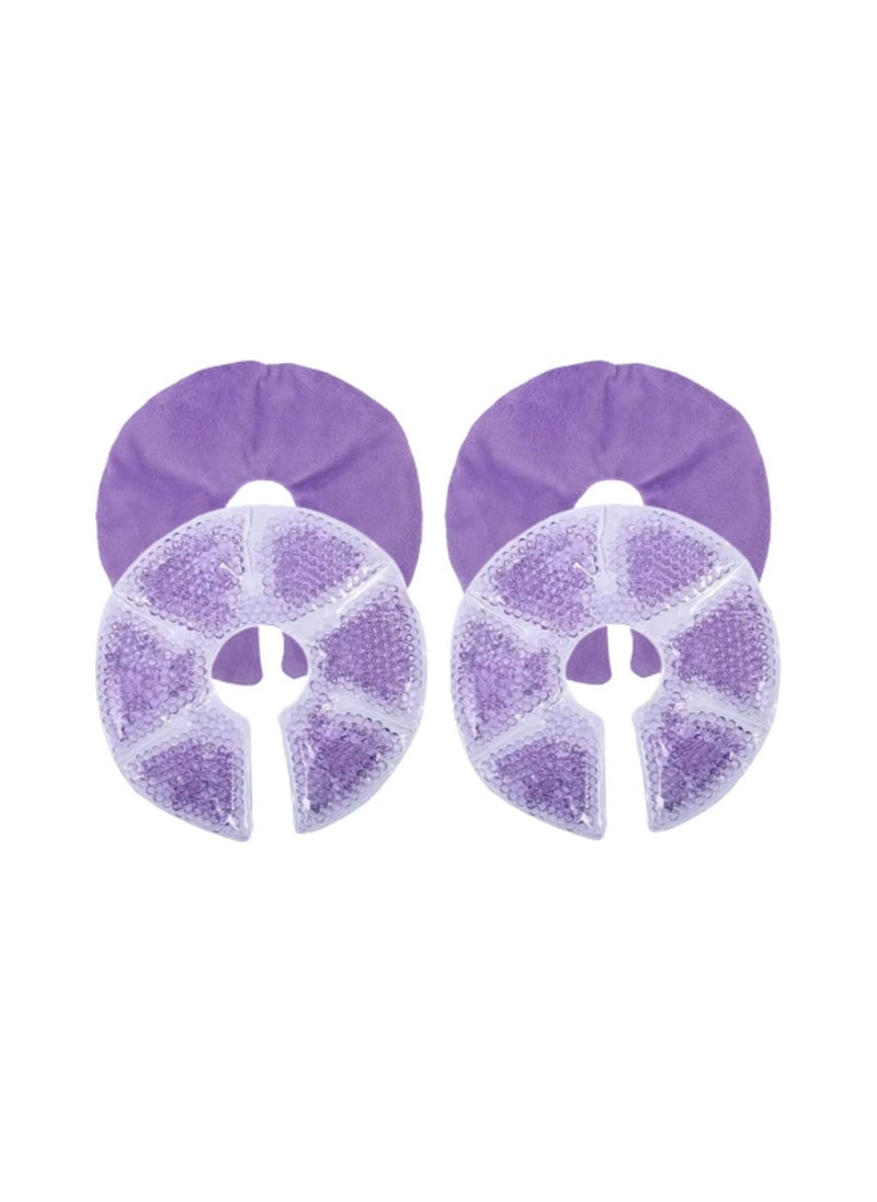 Gonice Breast Therapy Pads, ELECDON Breastfeeding Essentials and Postpartum Recovery, Nursing Pain Relief for Mastitis, Reusable, Freezable, Microwavable  - Image 1